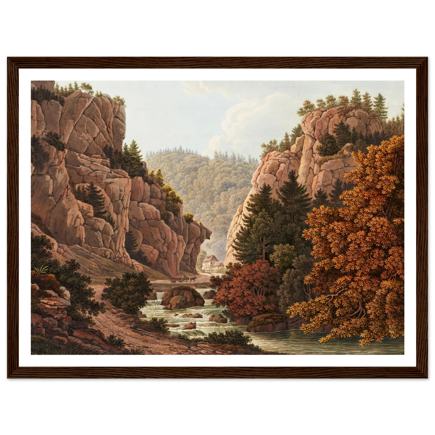 Entrée du Val de Moutier Art Print | Peter Birmann-Quipham Collections