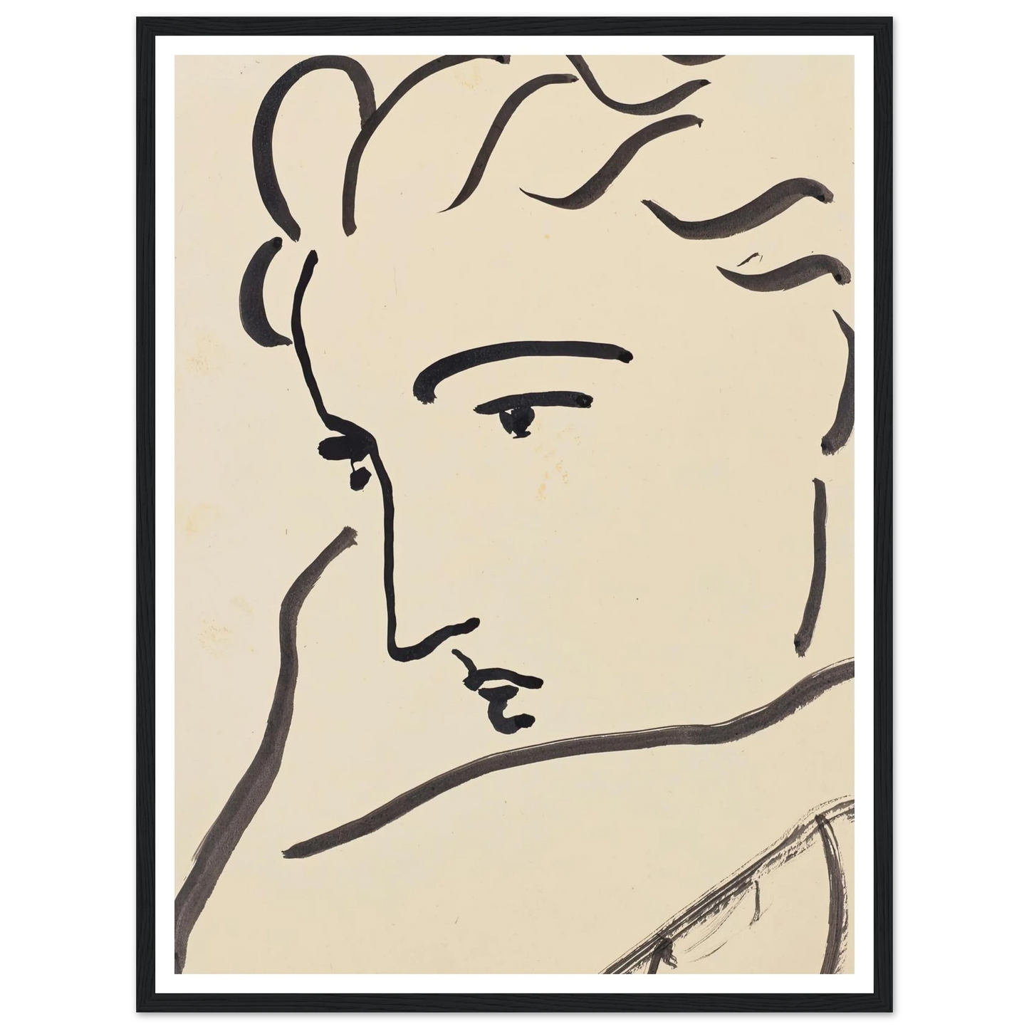 Profil de femme (1946) Art Print | Henri Matisse-Quipham Collections