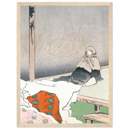 The Dancer Hotoke Gozen at Giōji (1897) Art Print | Kobayashi Kiyochika-Quipham Collections