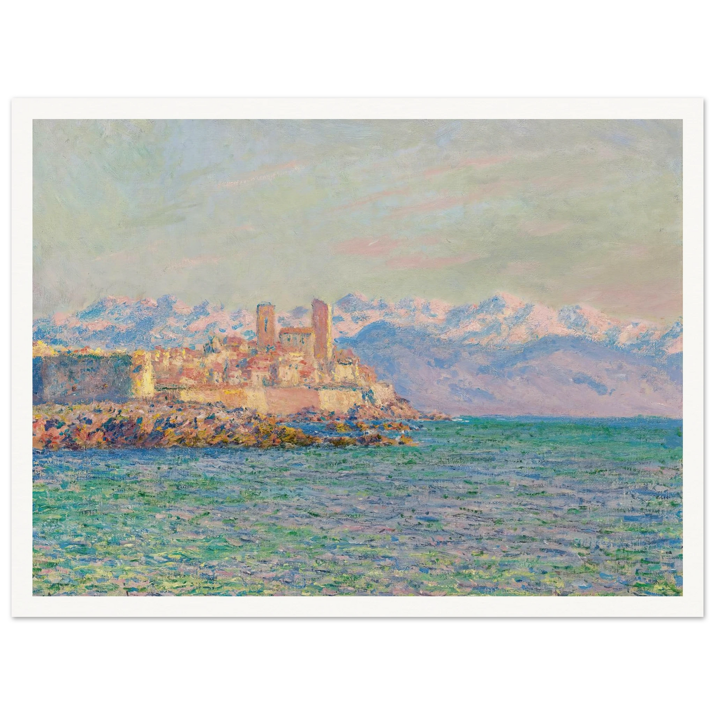 Antibes, Le Fort (1888) Art Print | Claude Monet-Quipham Collections
