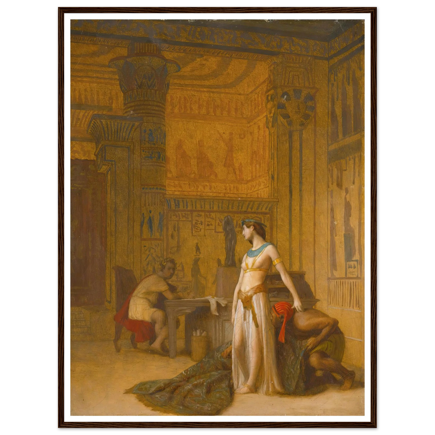 Cléopâtre et César Art Print | Jean Leon Gerome-Quipham Collections