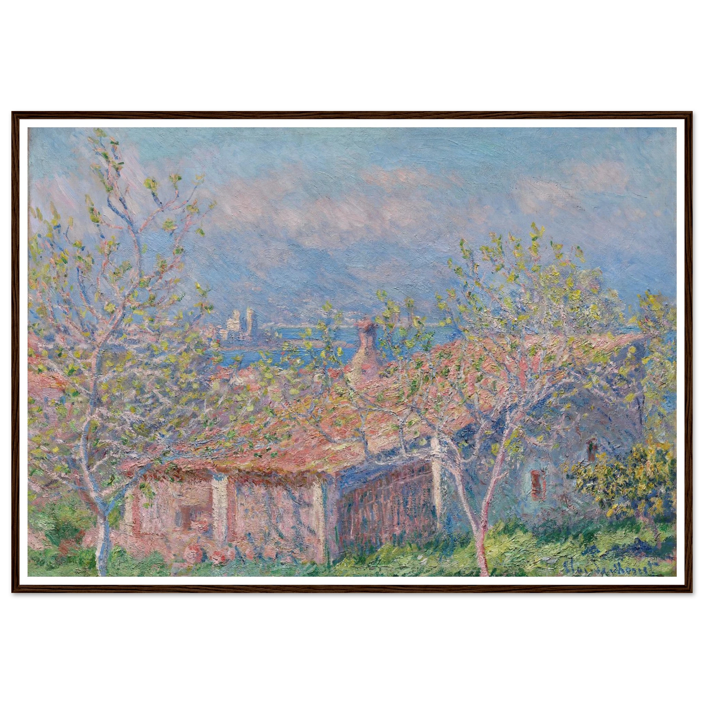 Gardener’s House at Antibes (1888) Art Print | Claude Monet-Quipham Collections