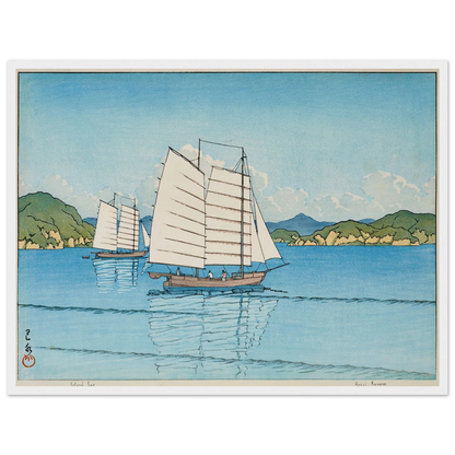 Inland Sea (1952) Art Print | Kawase Hasui-Quipham Collections