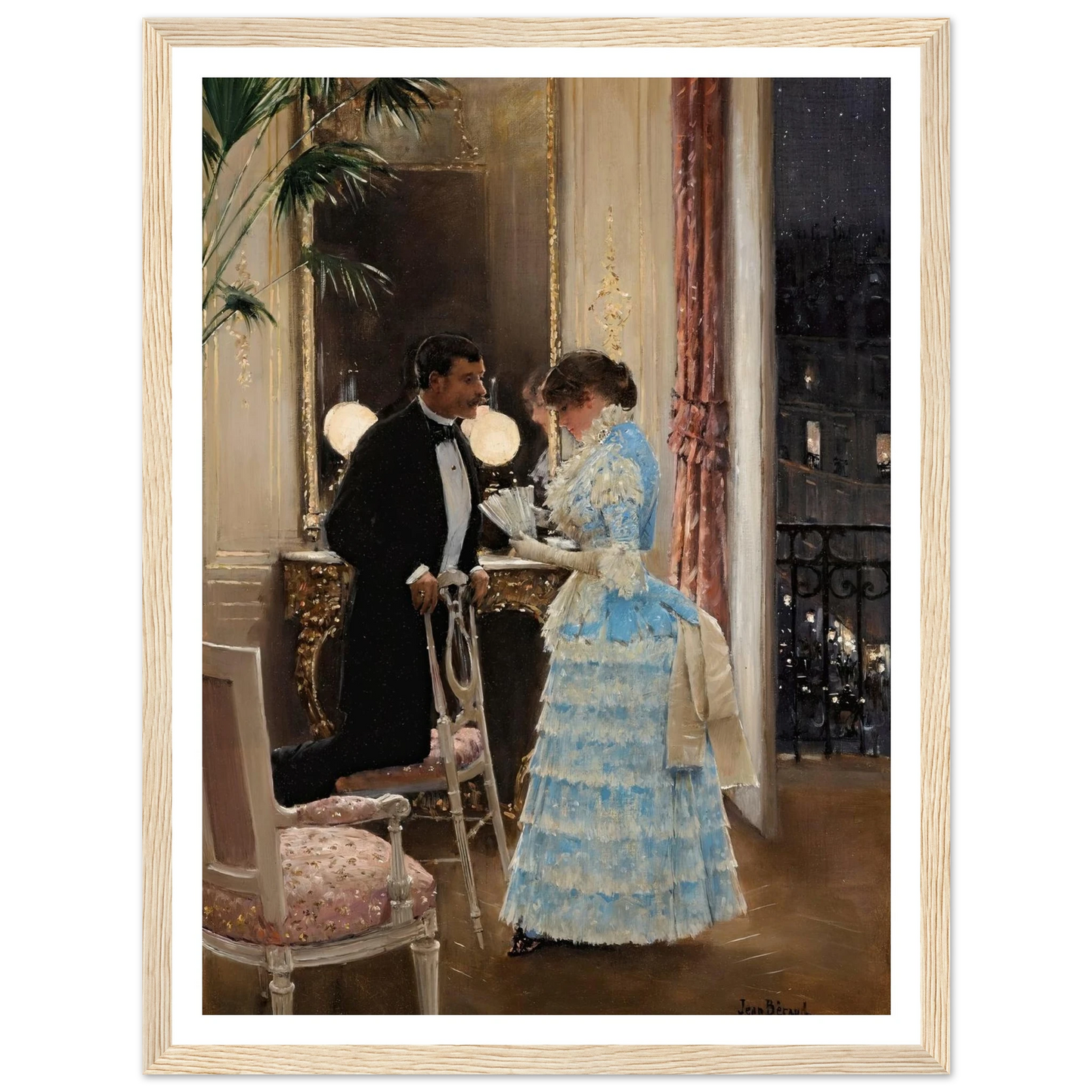 La Conversation Art Print | Jean Beraud-Quipham Collections