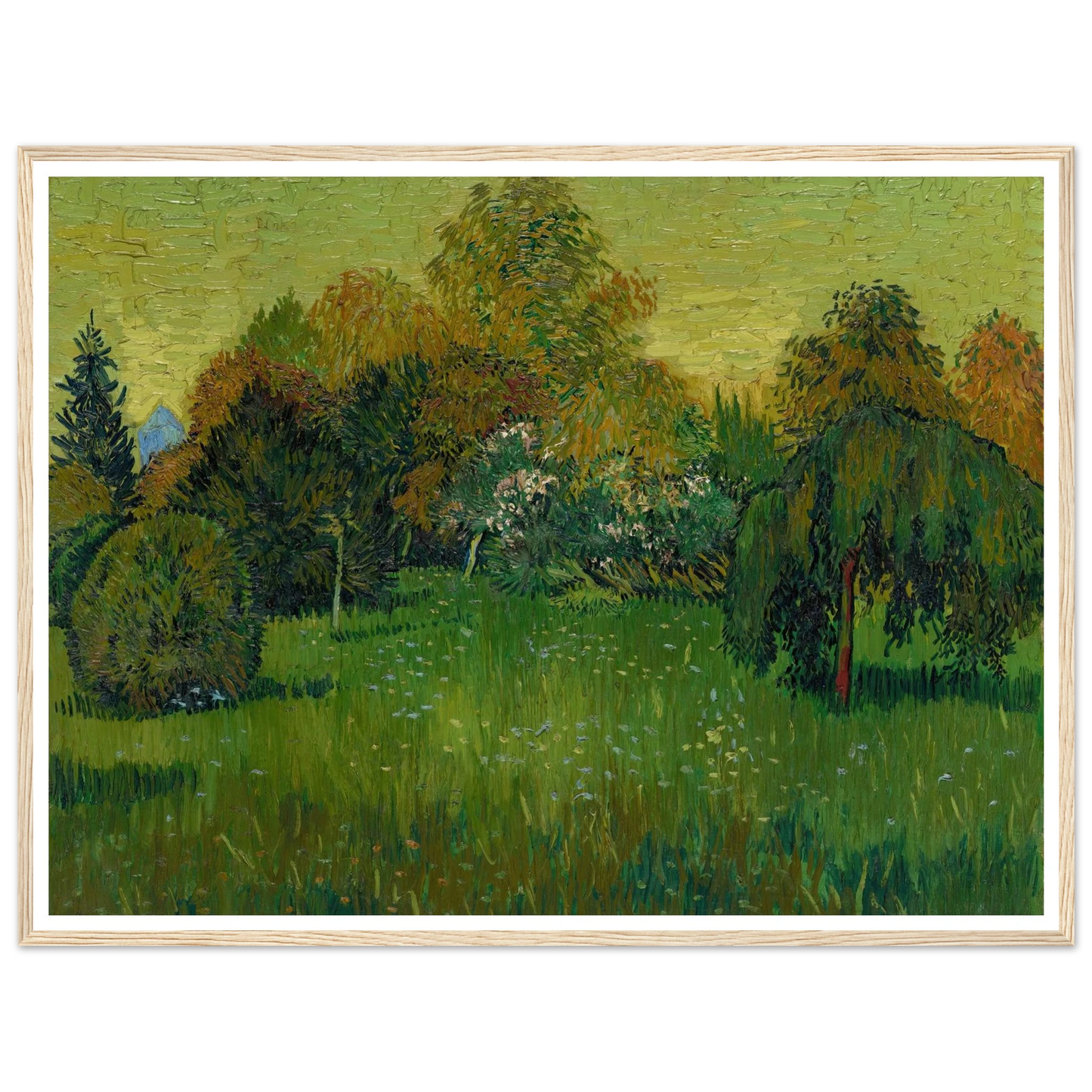 The Poet’s Garden (1888) Art Print | Vincent van Gogh-Quipham Collections