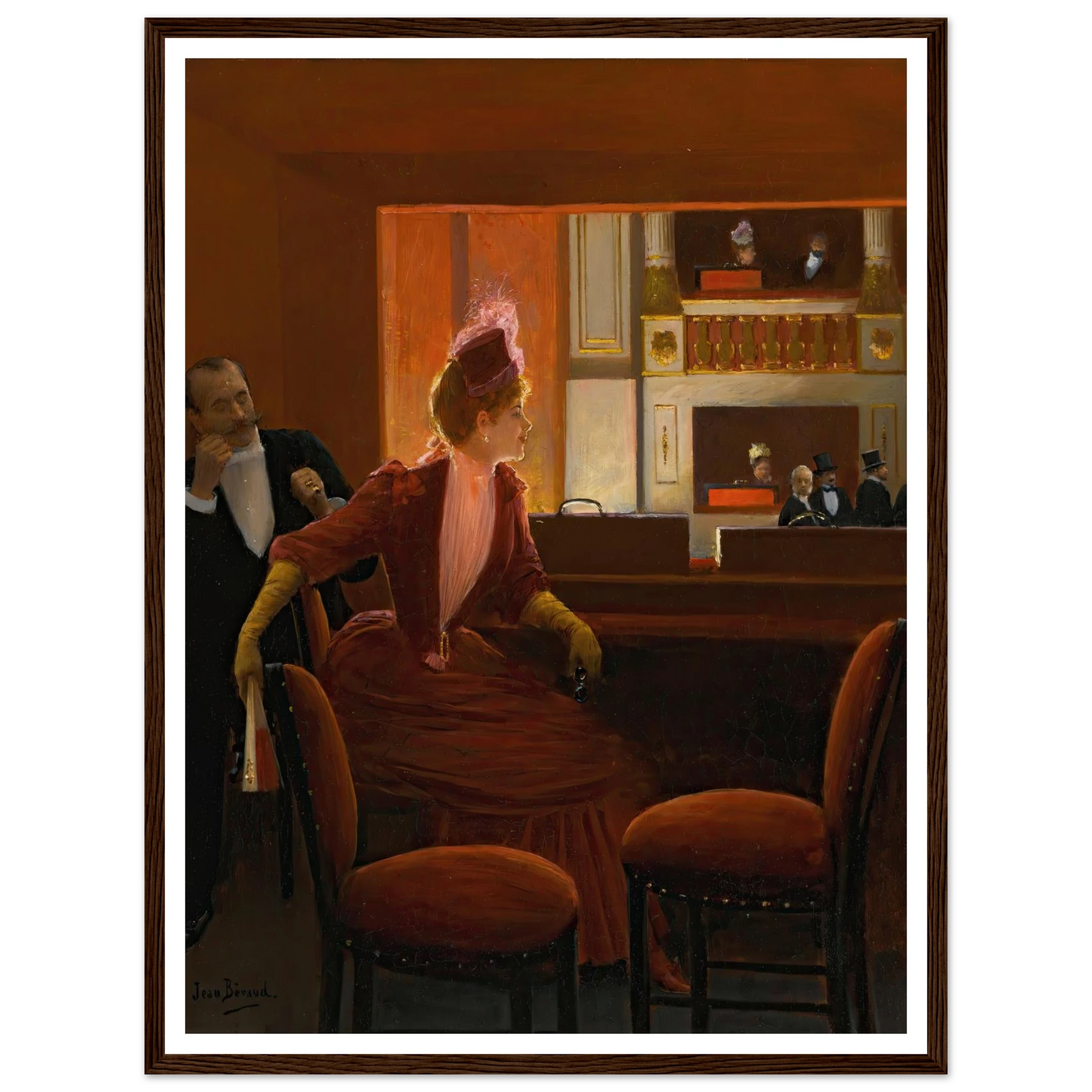 La Loge Art Print | Jean Beraud-Quipham Collections