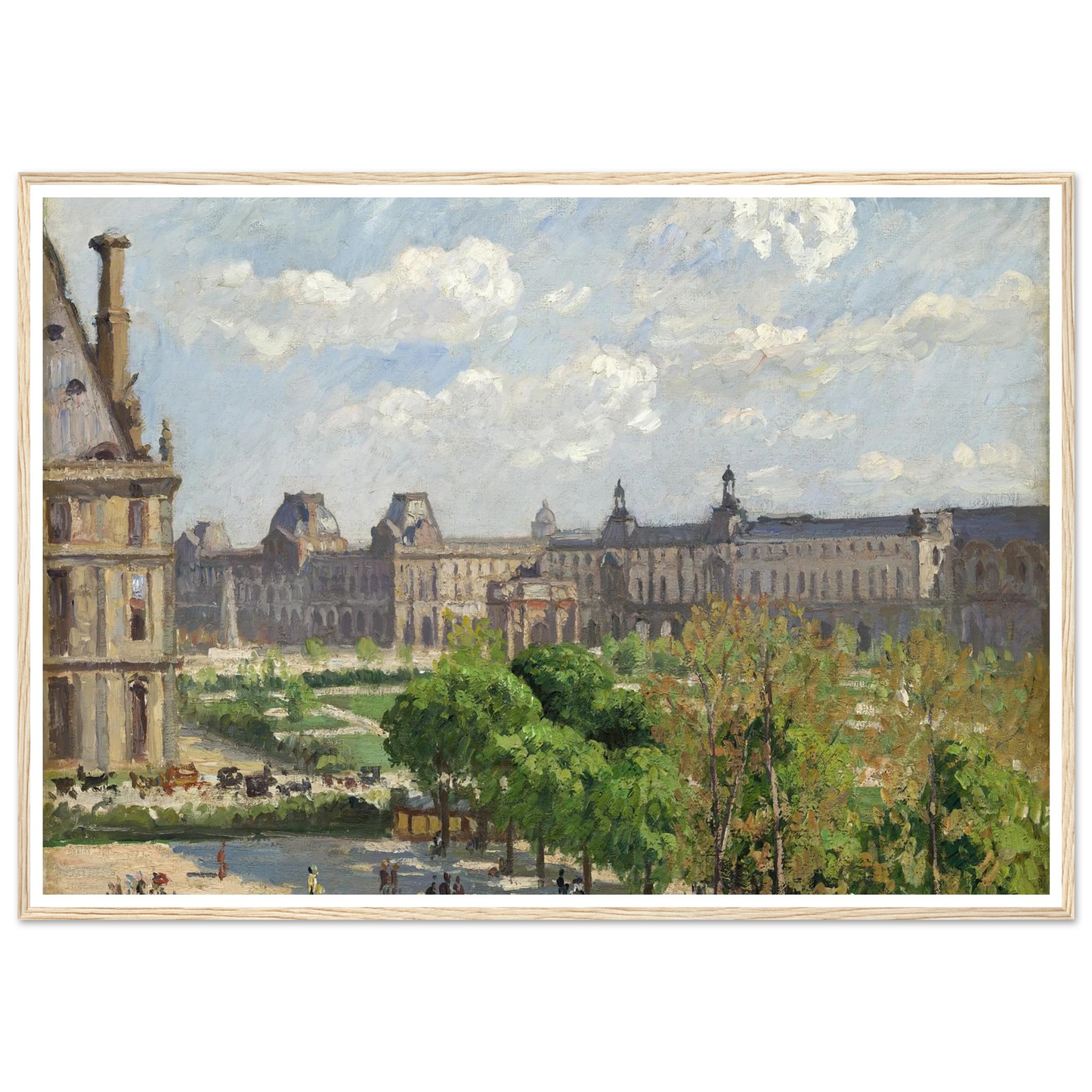 Place du Carrousel,Paris (1900) Art Print | Camille Pissarro-Quipham Collections