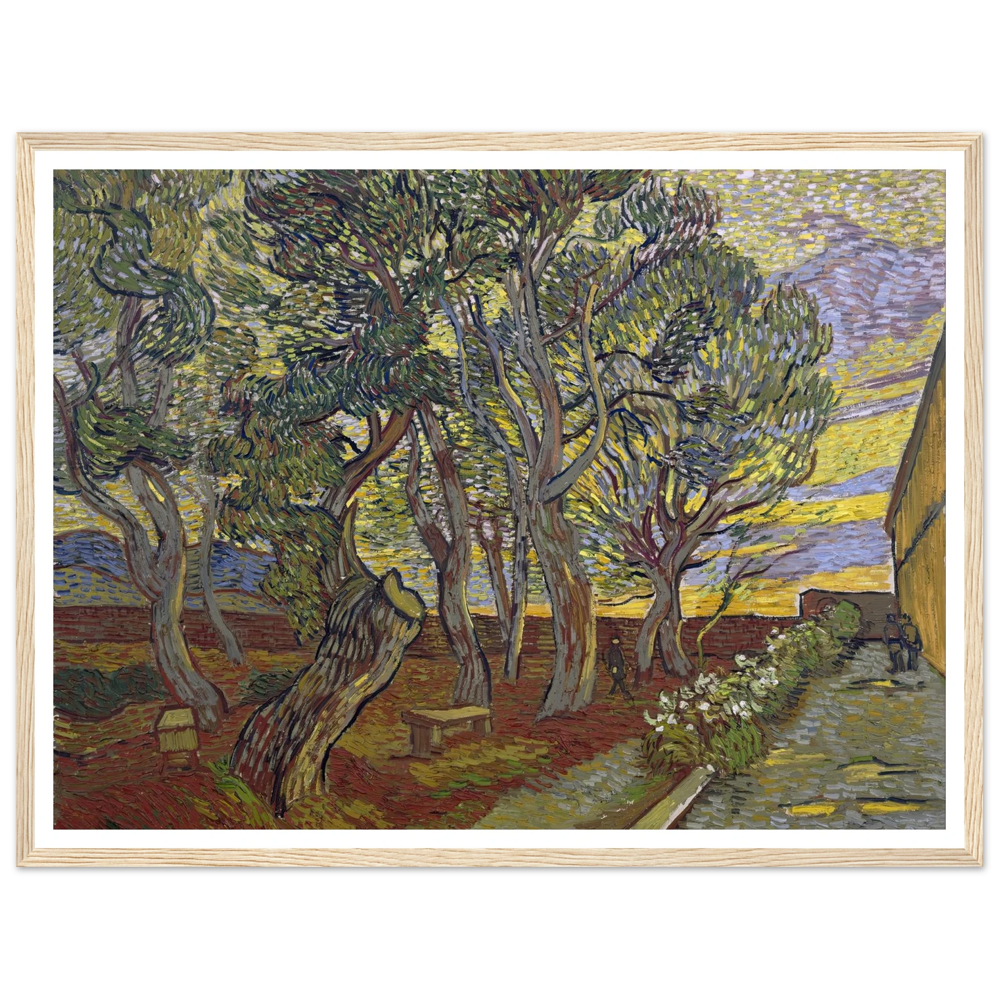 The garden of Saint Paul’s Hospital Art Print | Vincent van Gogh-Quipham Collections