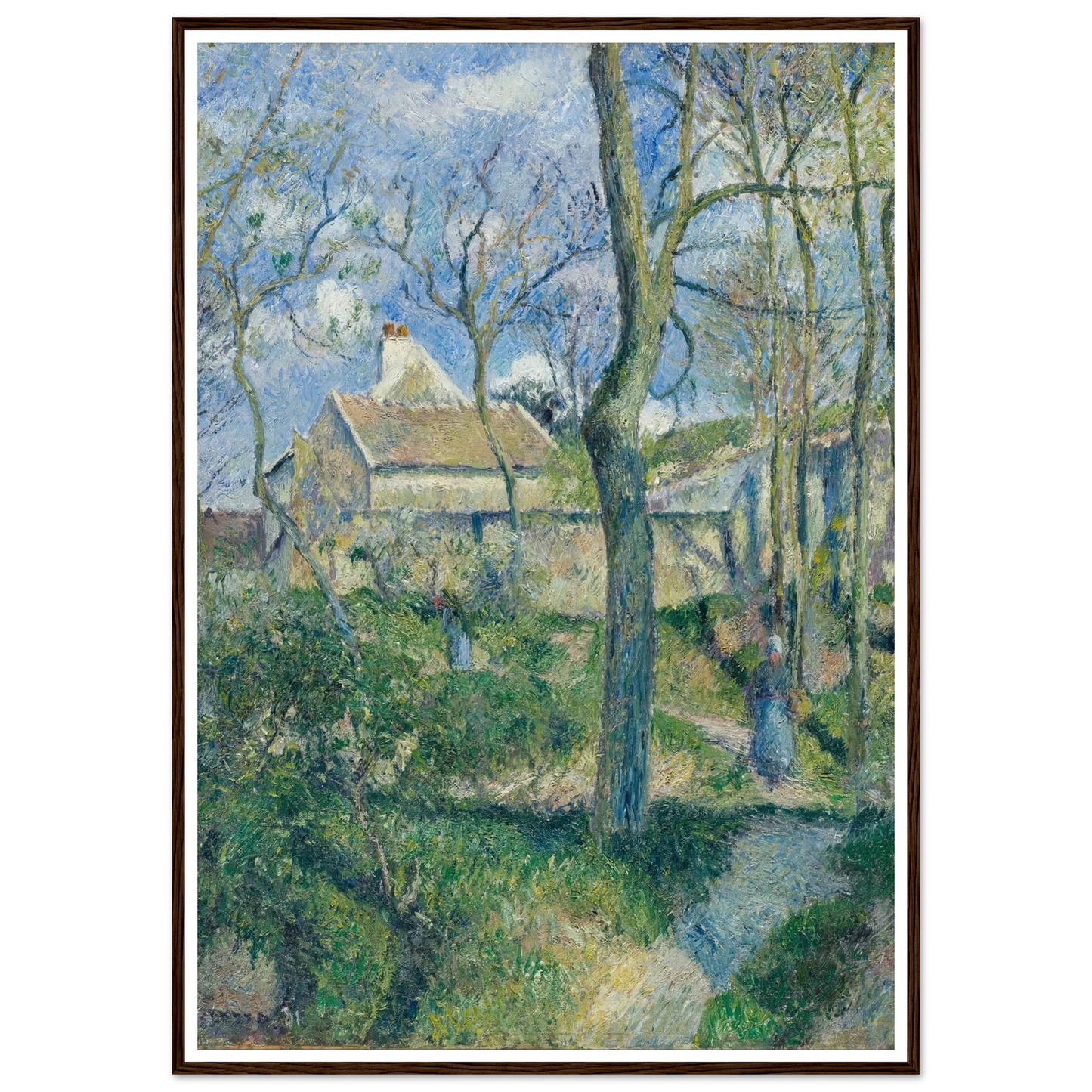 The Path to Les Pouilleux, Pontoise Art Print | Camille Pissarro-Quipham Collections