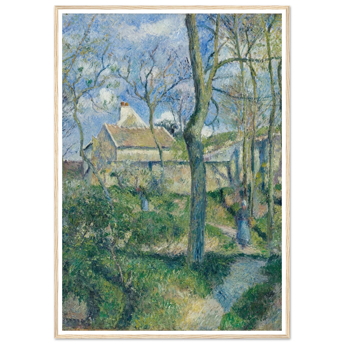The Path to Les Pouilleux, Pontoise Art Print | Camille Pissarro-Quipham Collections