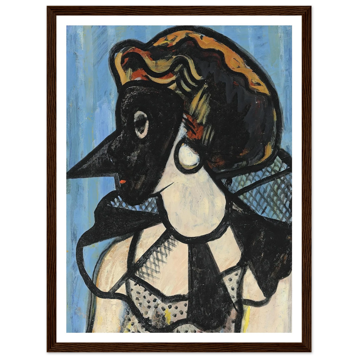 Femme au masque (circa 1938-1939) Art Print | Francis Picabia-Quipham Collections