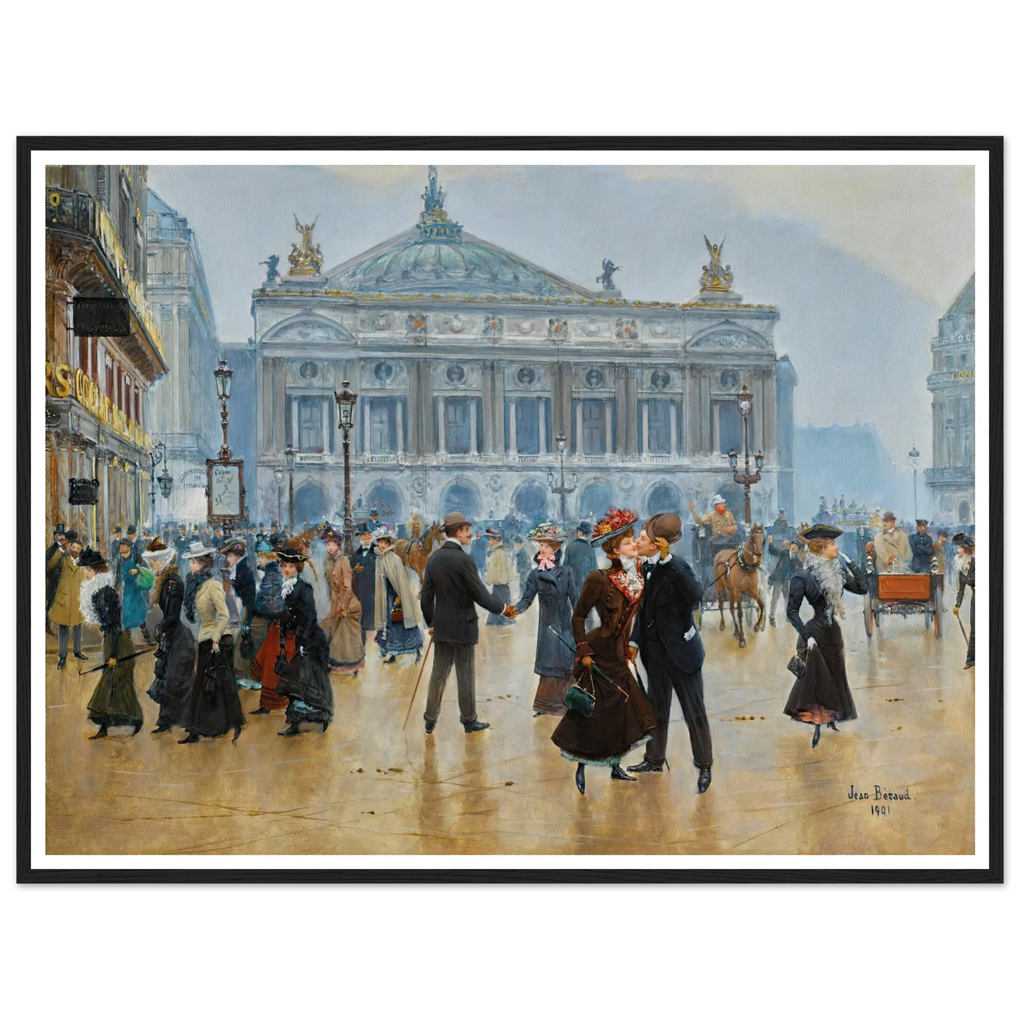 L’arrivée Des Midinettes (1901) Art Print | Jean Beraud-Quipham Collections