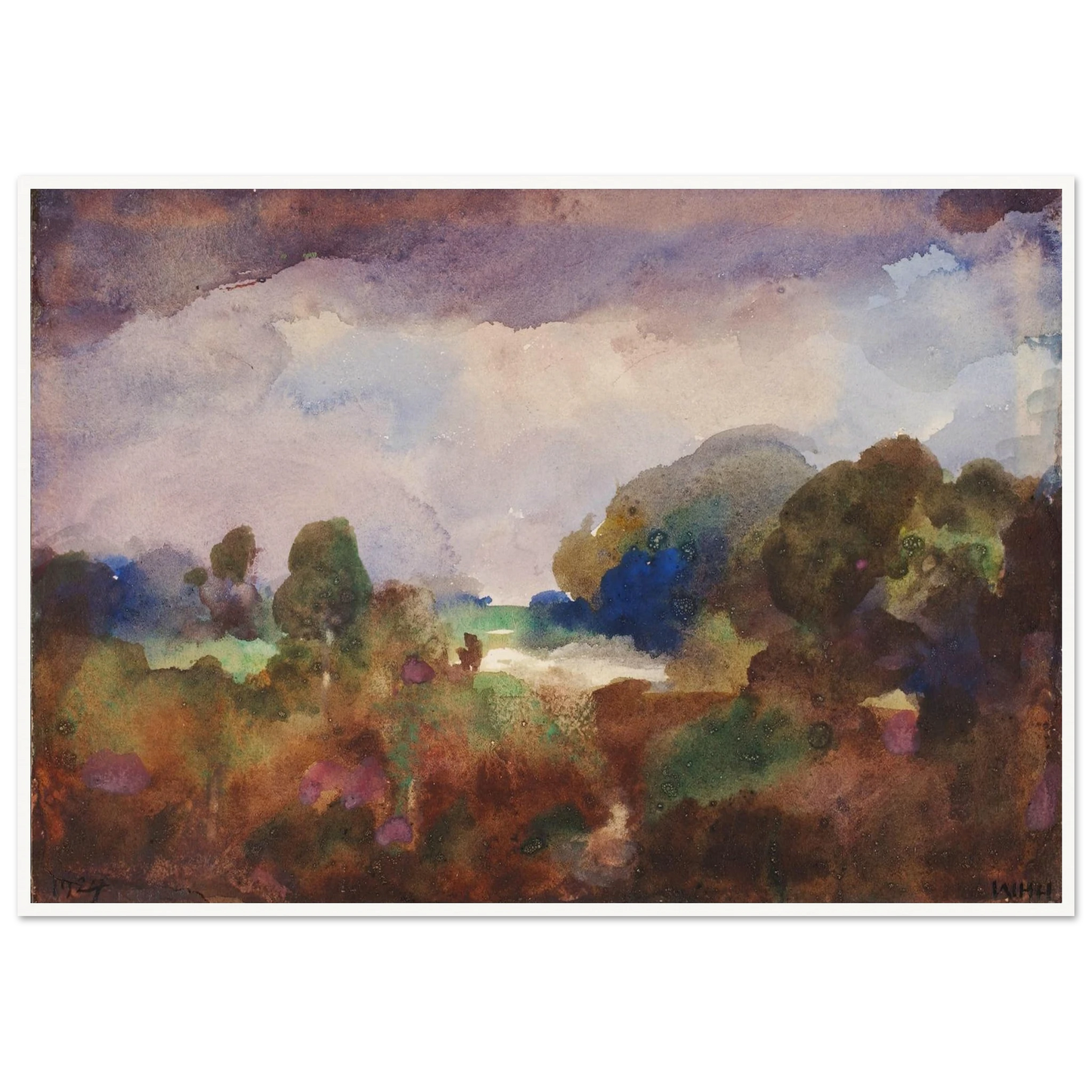 Playing With The Colours Art Print | William Henry Holmes-Quipham Collections