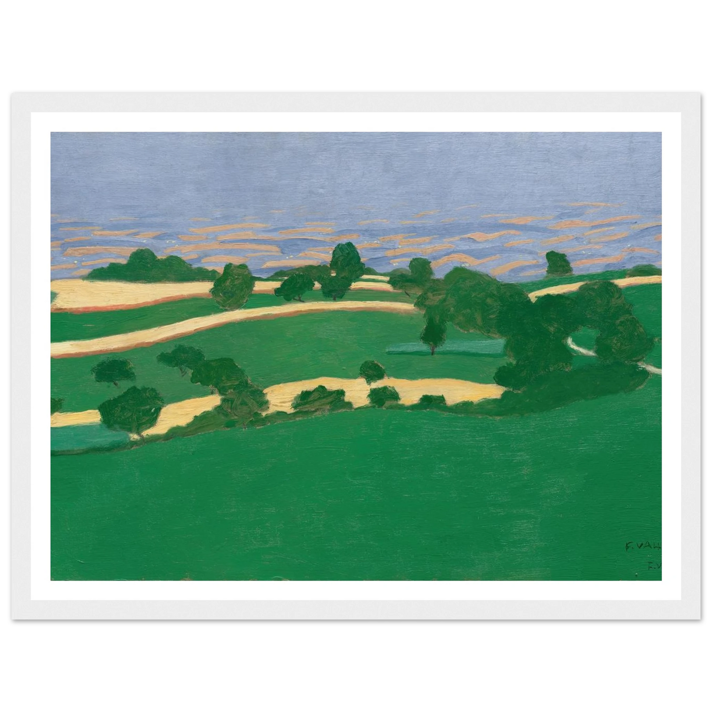 Corn Fields (1900) Art Print | Felix Vallotton-Quipham Collections