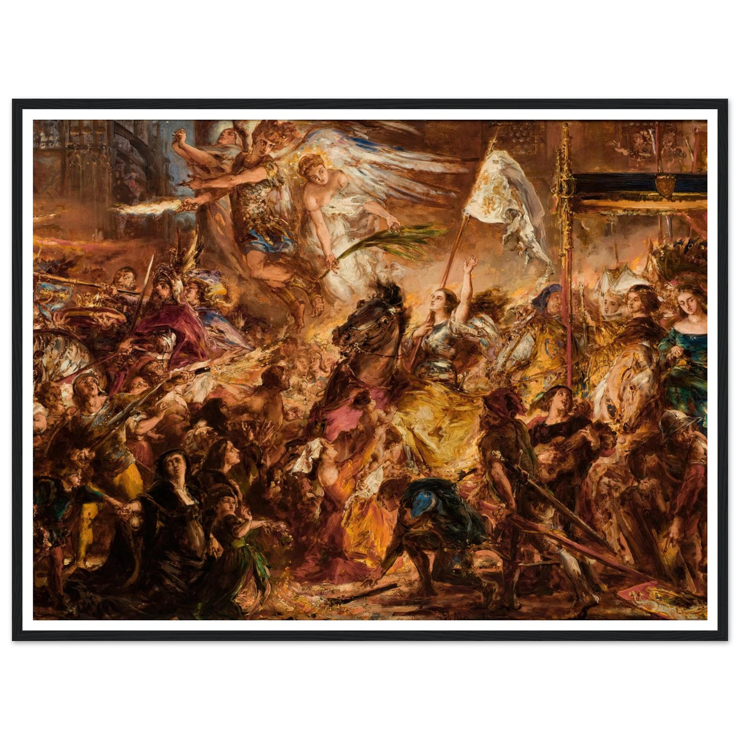 The Maid of Orleans (1883) Art Print | Jan Matejko-Quipham Collections