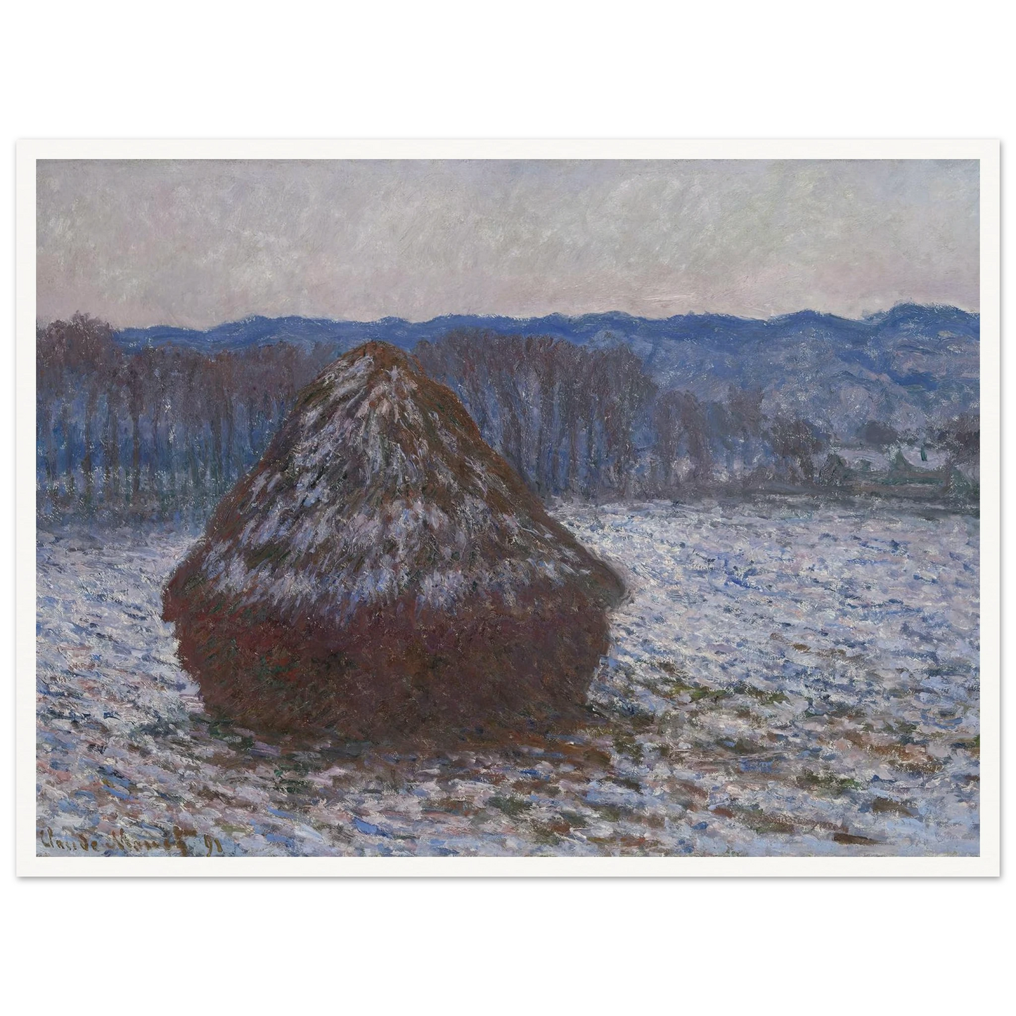 Stack of Wheat (1890) Art Print | Claude Monet-Quipham Collections