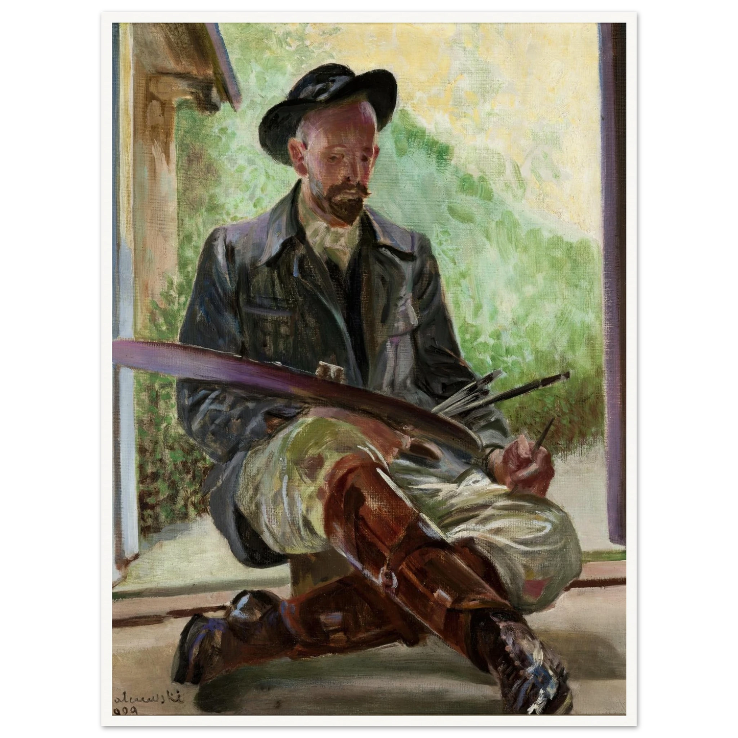 My Models – Triptych (Central Part) (1909) Art Print | Jacek Malczewski-Quipham Collections