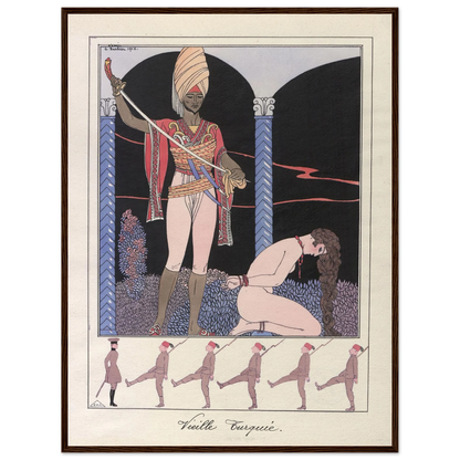 Vieille Turquie (L’exécution) (1915) Art Print | George Barbier-Quipham Collections