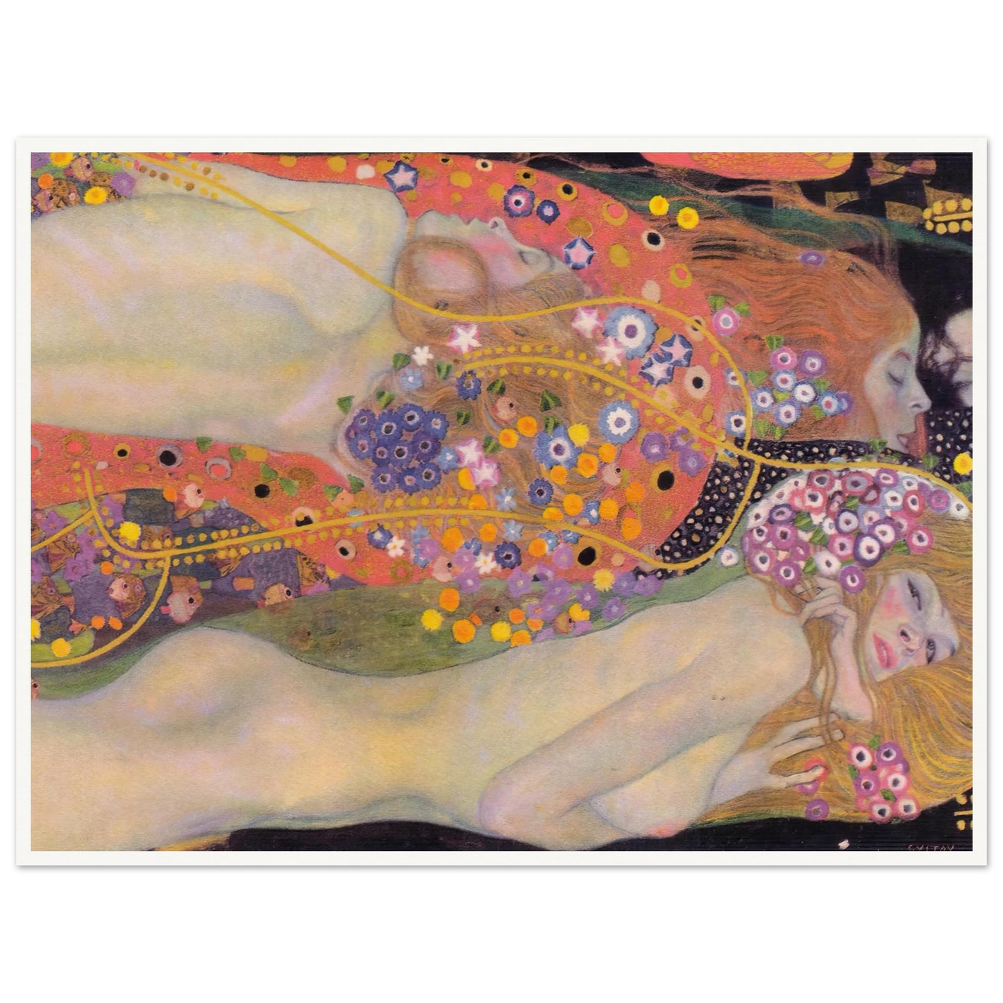 Water Serpents II (1907) Art Print | Gustav Klimt-Quipham Collections
