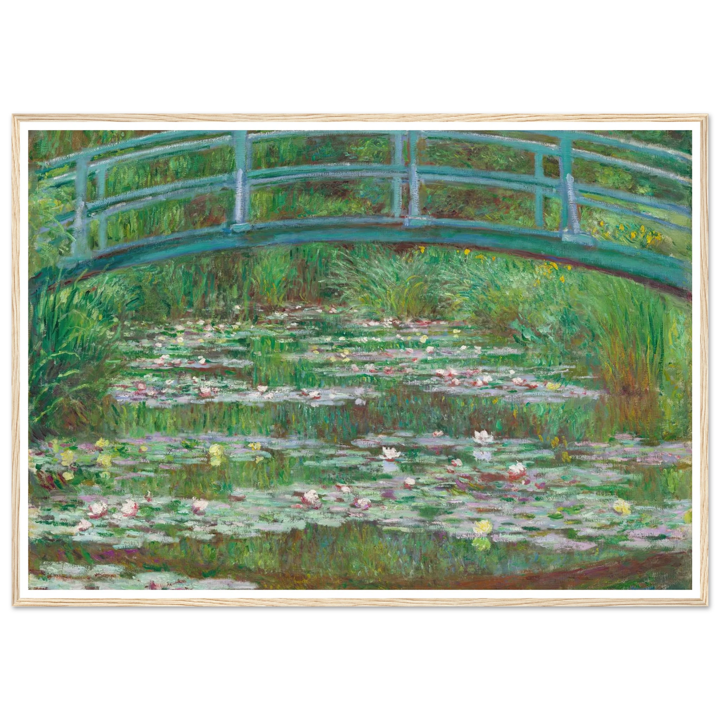 The Japanese Footbridge (1899) Art Print | Claude Monet-Quipham Collections