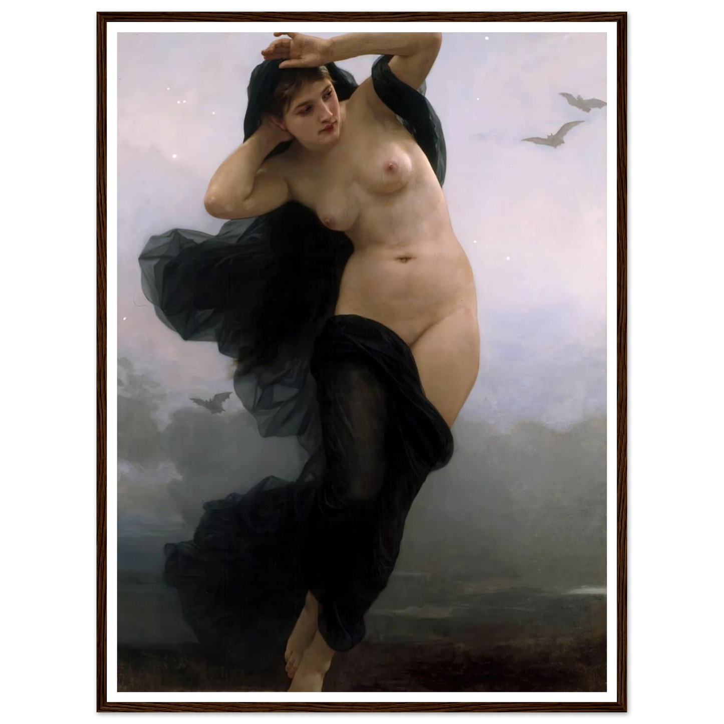 La Nuit (1883) Art Print | William Bouguereau-Quipham Collections