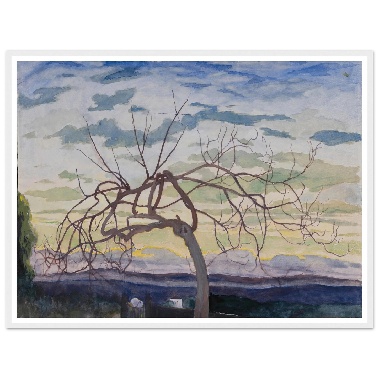 Vijgenboom in de winter, Grasse (1922) Art Print | Leon Spilliaert-Quipham Collections