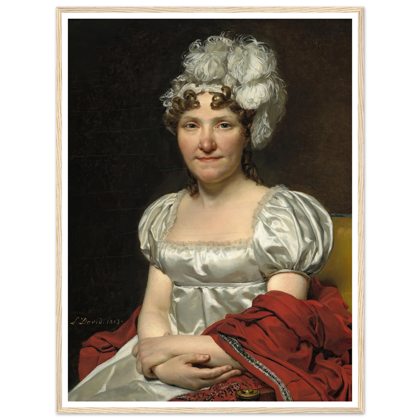 Madame David (1813) Art Print | Jacques Louis David-Quipham Collections