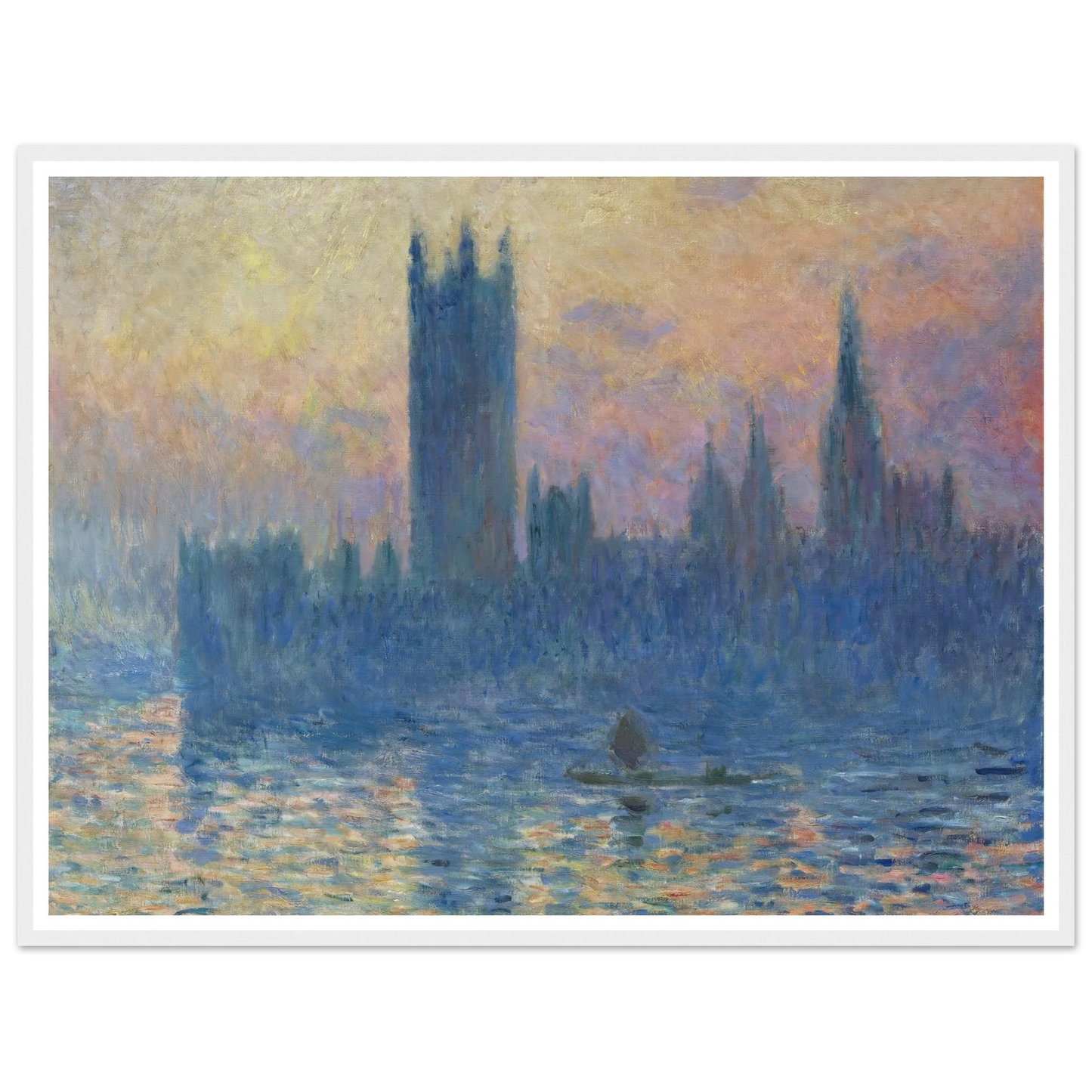 The Houses of Parliament,Sunset (1903) Art Print | Claude Monet-Quipham Collections