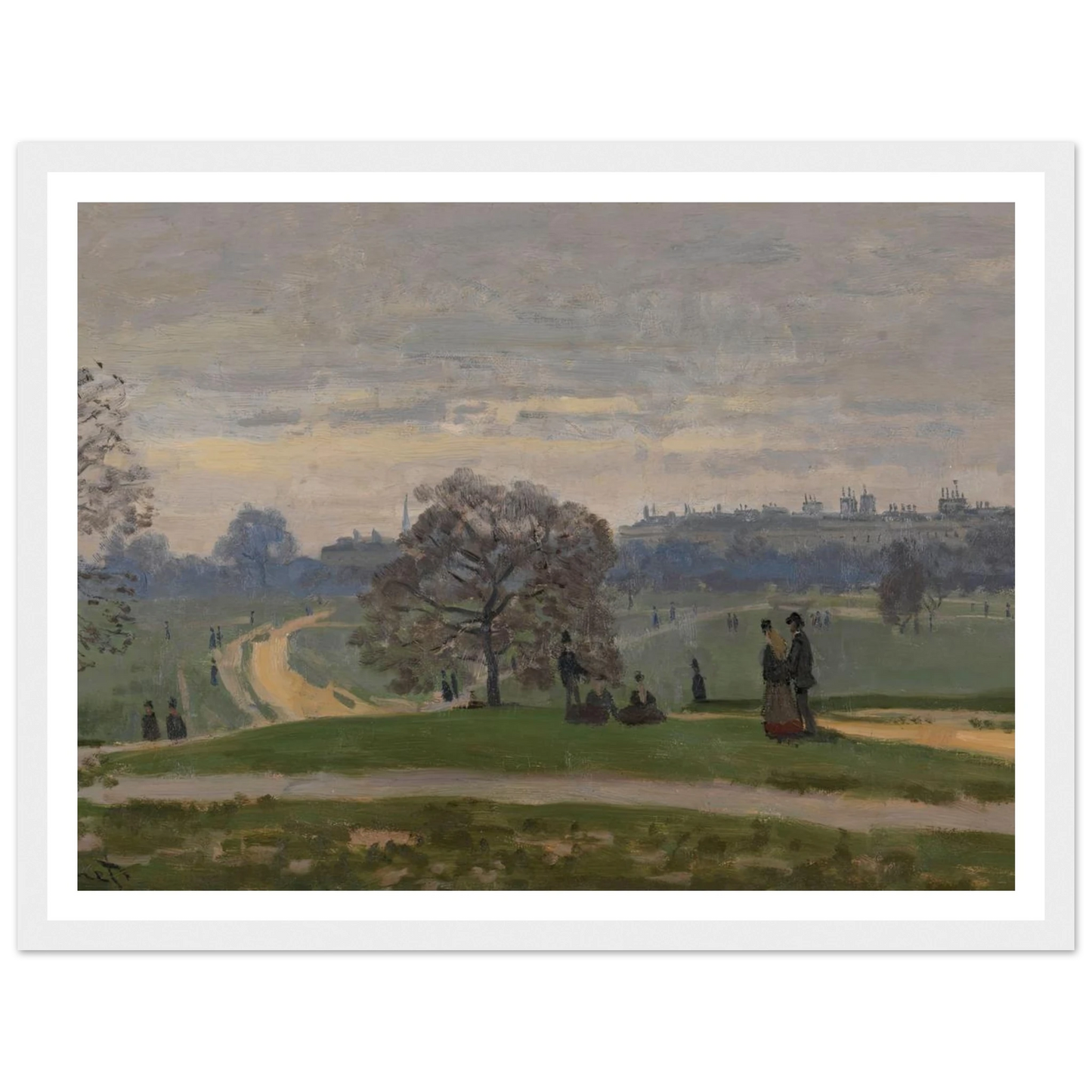 Hyde Park, London (circa 1871) Art Print | Claude Monet-Quipham Collections
