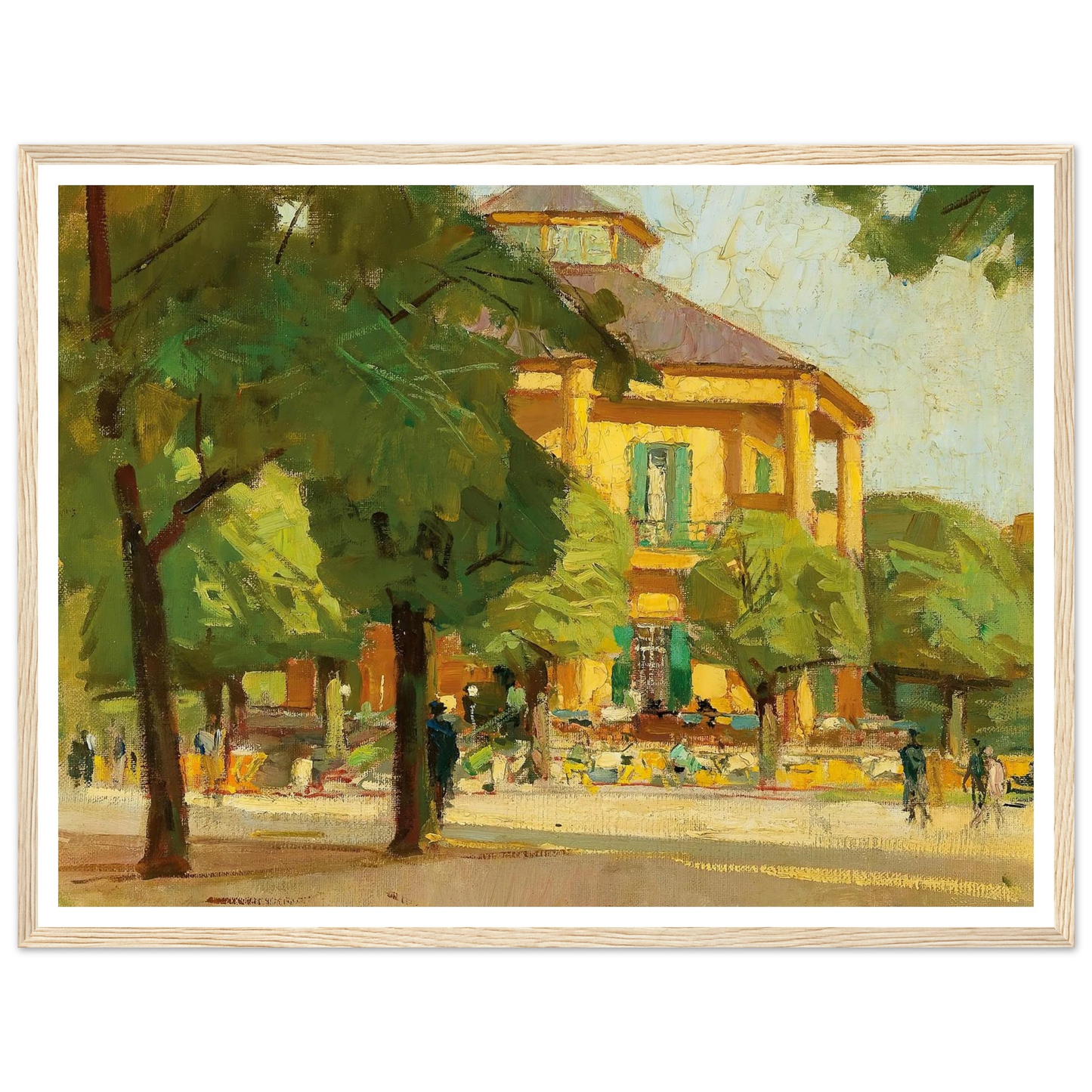 Lusthaus, (Prater, Vienna) (c. 1930) Art Print | Carl Moll-Quipham Collections