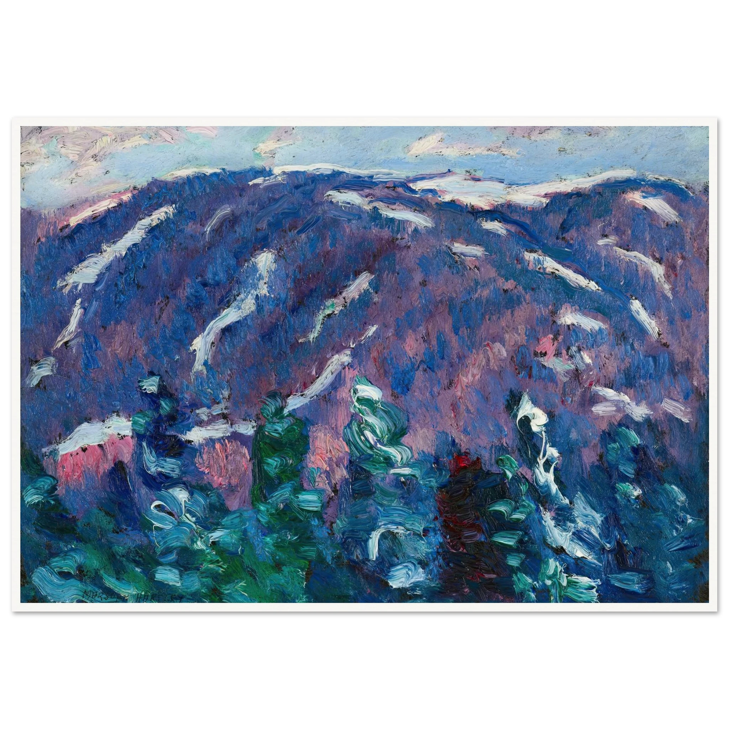 Songs of Winter, No. 3 (circa 1907-08) Art Print | Marsden Hartley-Quipham Collections