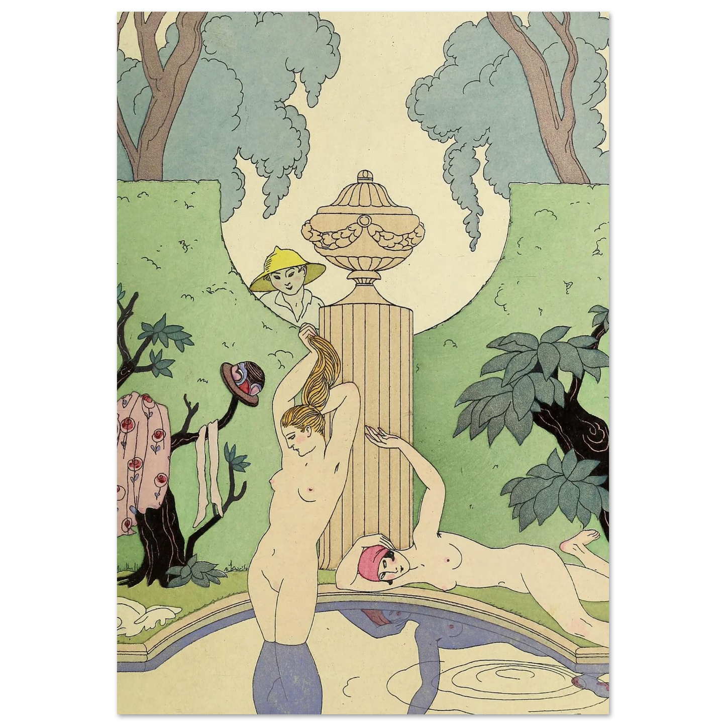 Falbalas et fanfreluches, La Luxure (1925) Art Print | George Barbier-Quipham Collections