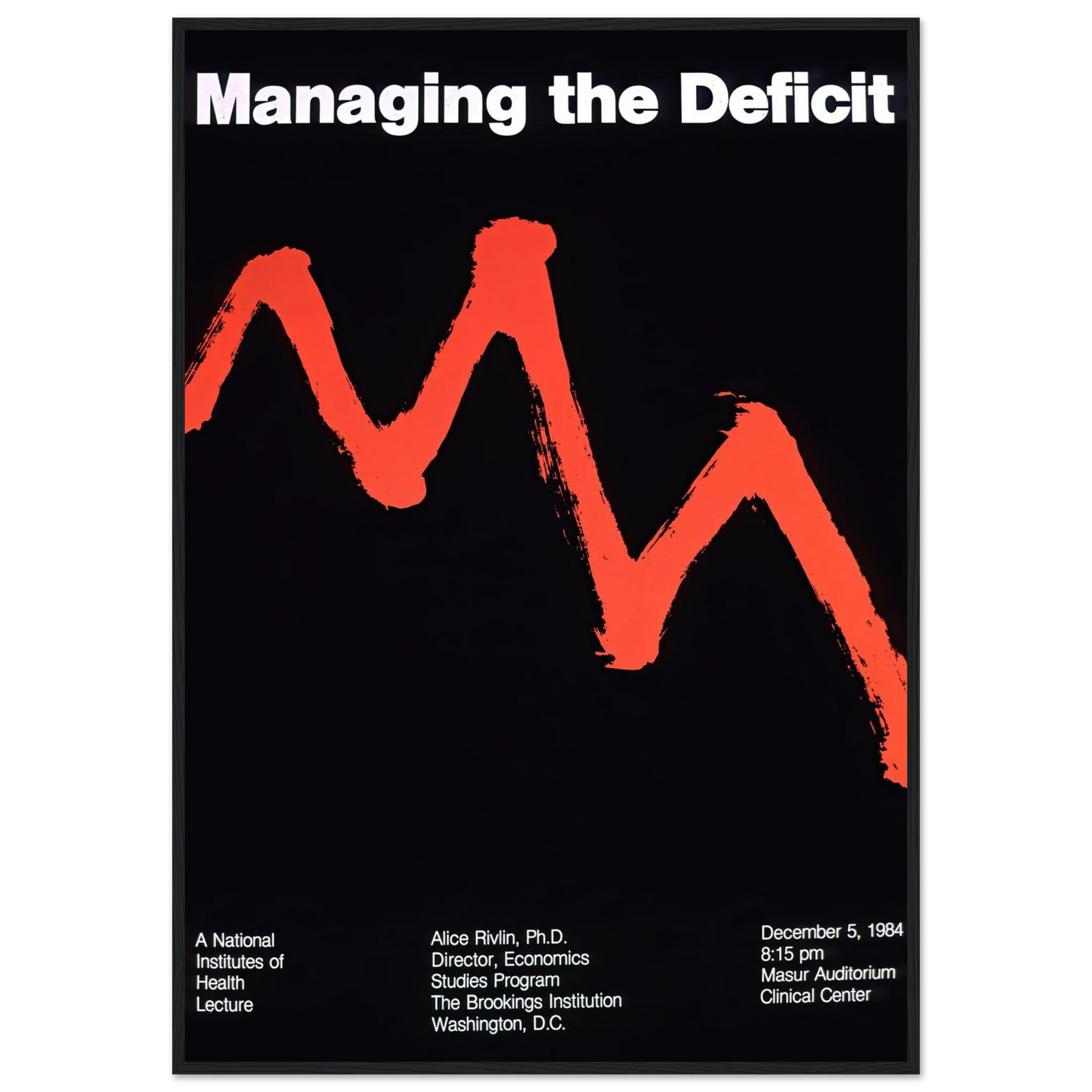 Managing the deficit (1984) Art Print | National Institutes of Health-Quipham Collections