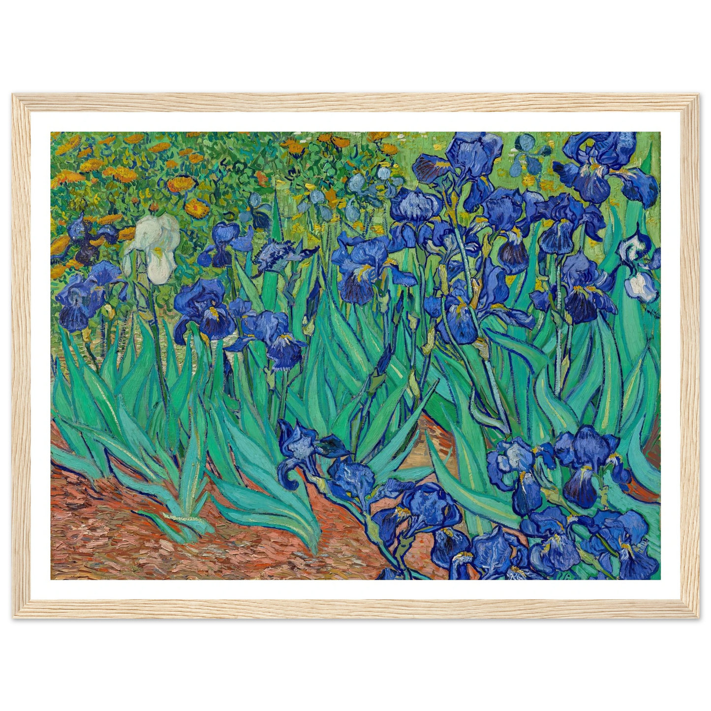 Irises (1889) Art Print | Vincent van Gogh-Quipham Collections