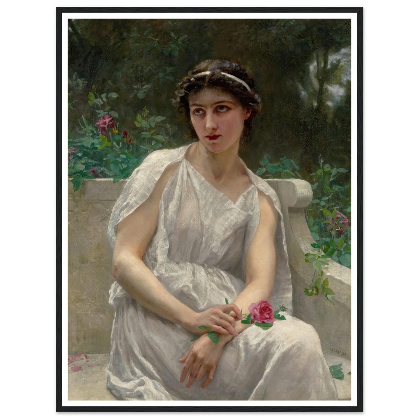 The Red Rose Art Print | Guillaume Seignac-Quipham Collections