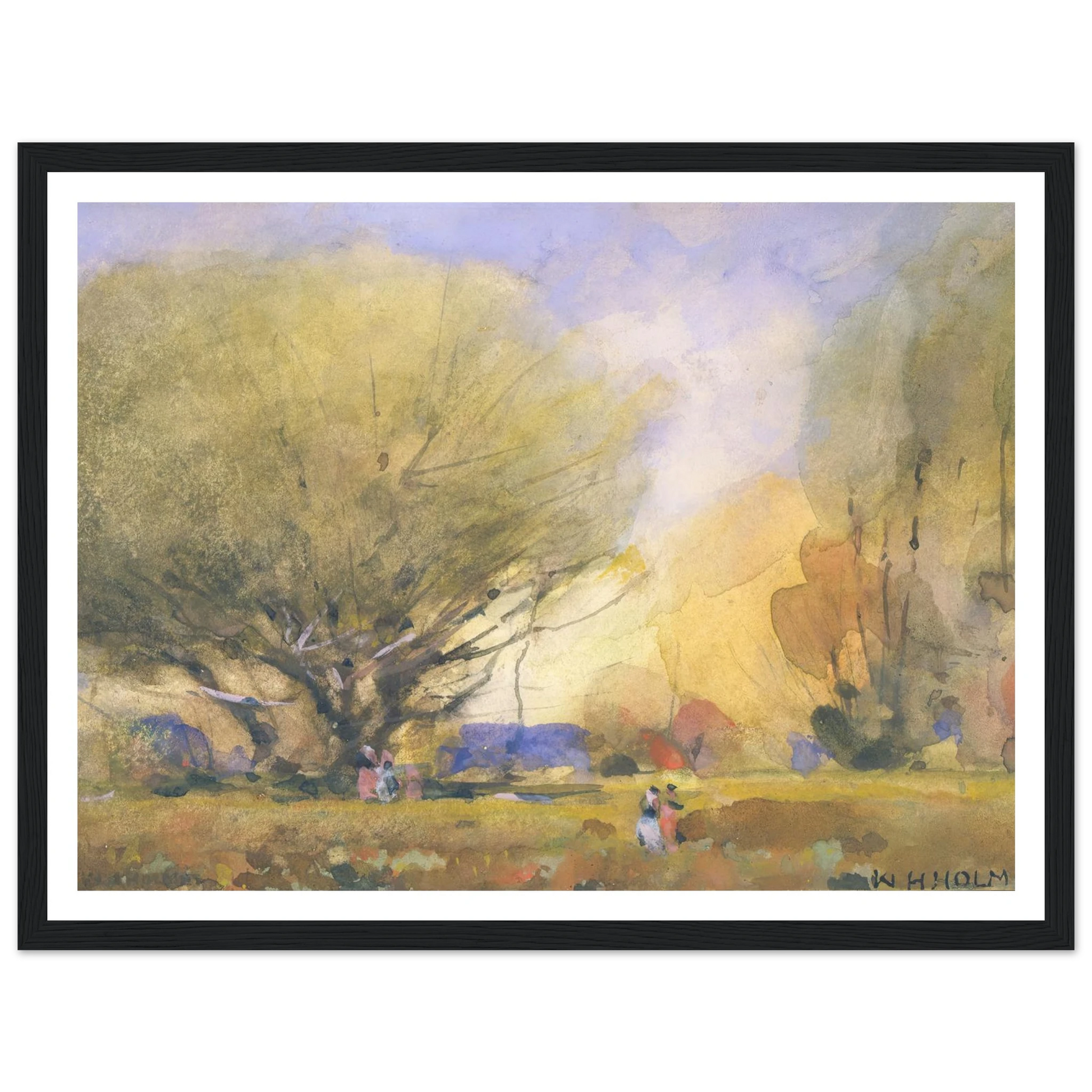 Summer Scene (ca. 1920) Art Print | William Henry Holmes-Quipham Collections