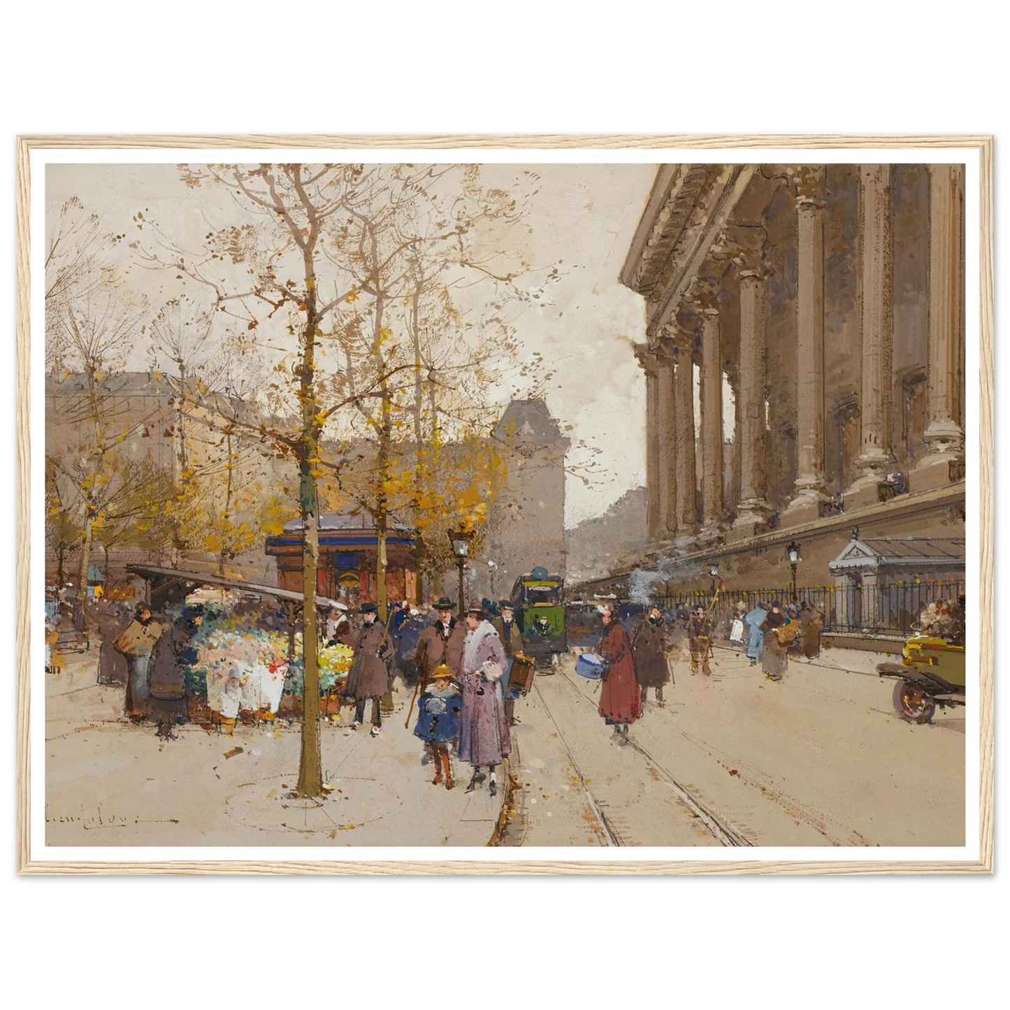 La Madeleine Art Print | Eugene Galien Laloue-Quipham Collections
