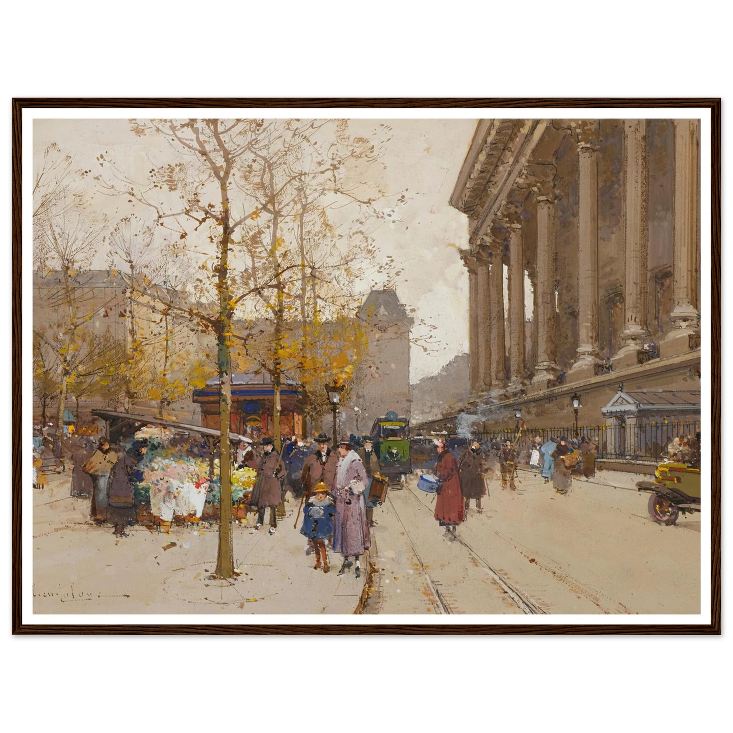 La Madeleine Art Print | Eugene Galien Laloue-Quipham Collections