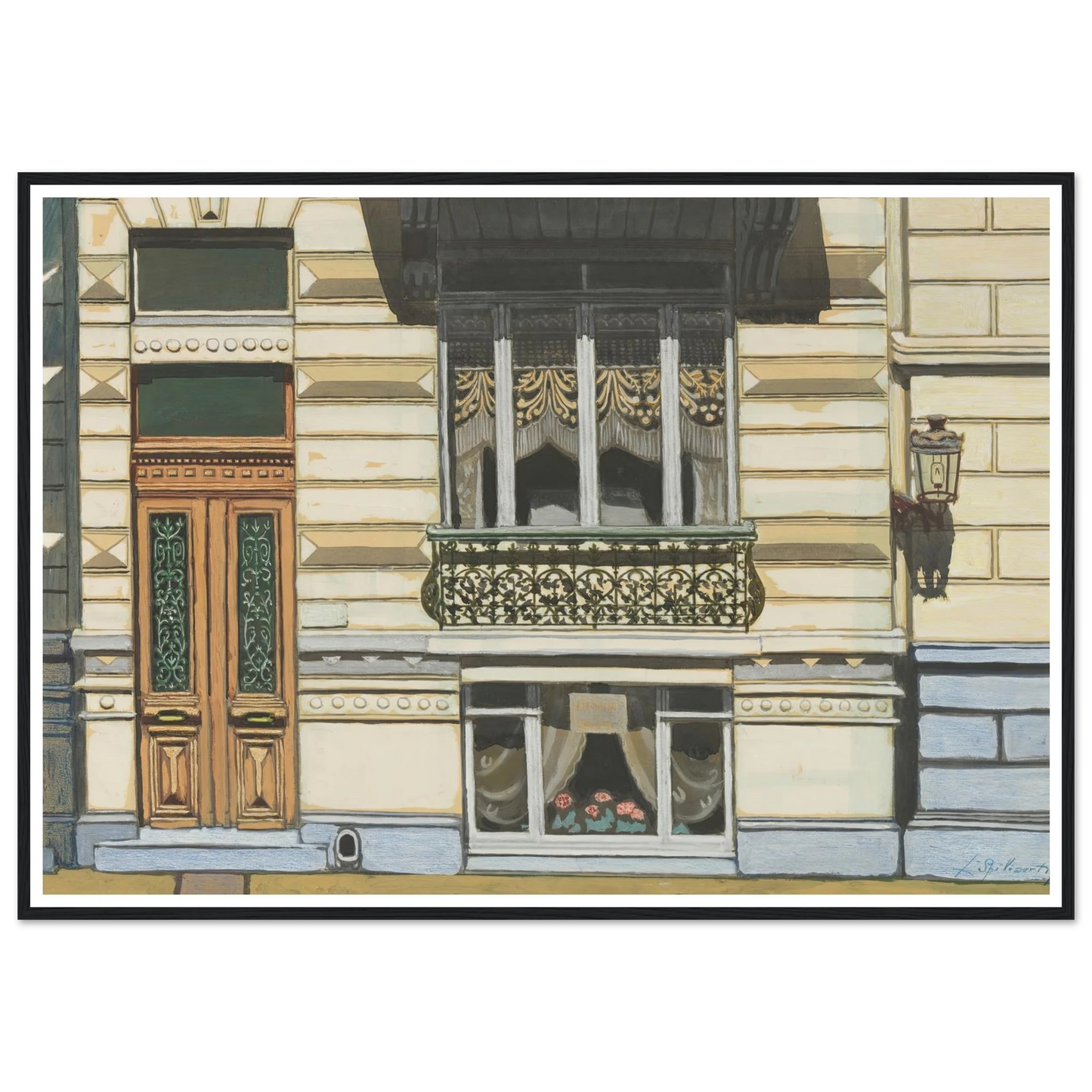 Huis in de Peter Benoitstraat, Oostende (1929) Art Print | Leon Spilliaert-Quipham Collections