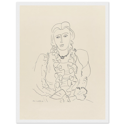 Sitzende Frau (1936) Art Print | Henri Matisse-Quipham Collections