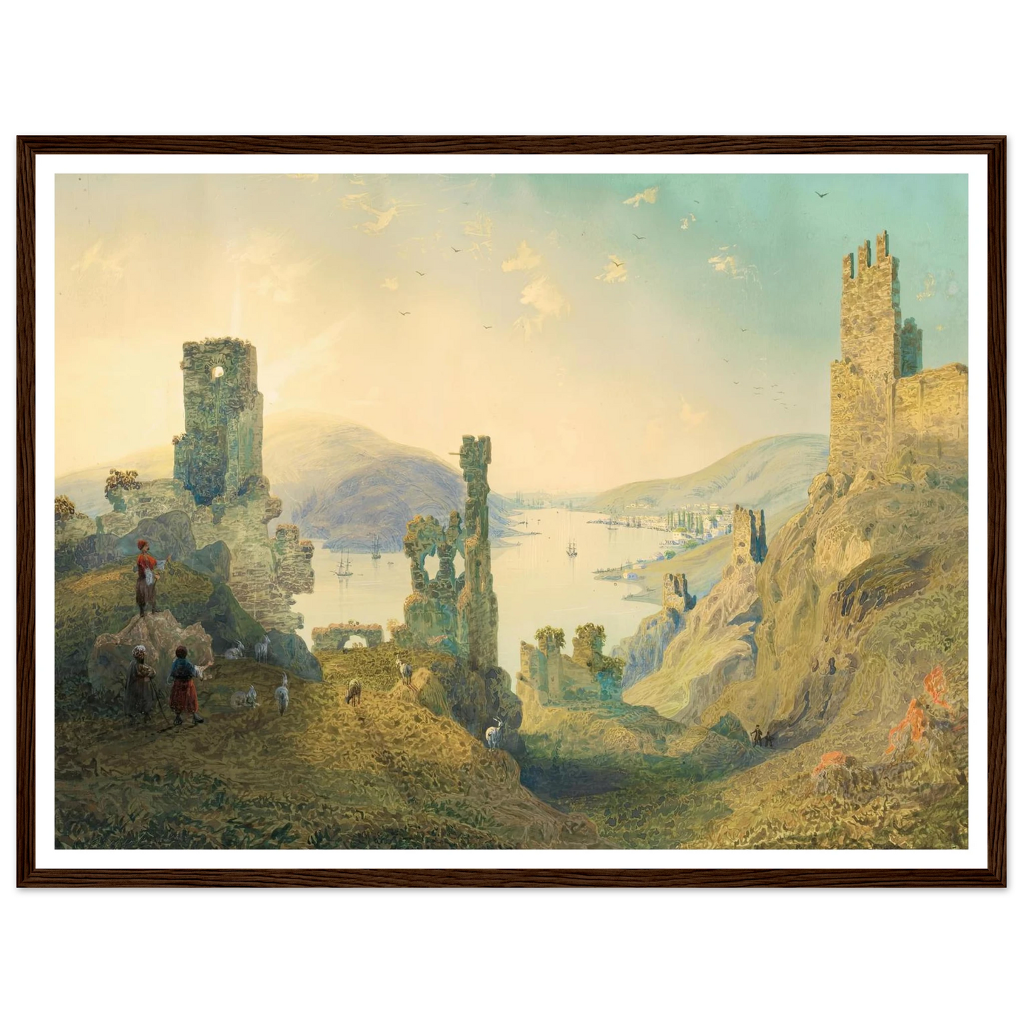 Paysage de Crimée (1842) Art Print | Carlo Bossoli-Quipham Collections