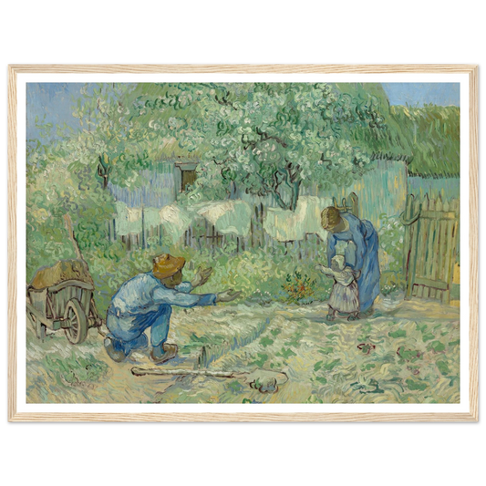 First Steps, after Millet (1890) Art Print | Vincent van Gogh-Quipham Collections