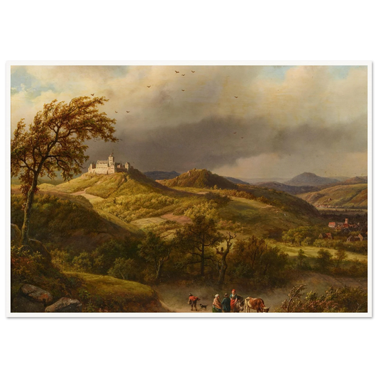 Die Wartburg bei Eisenach (1858) Art Print | Barend Cornelis Koekkoek-Quipham Collections
