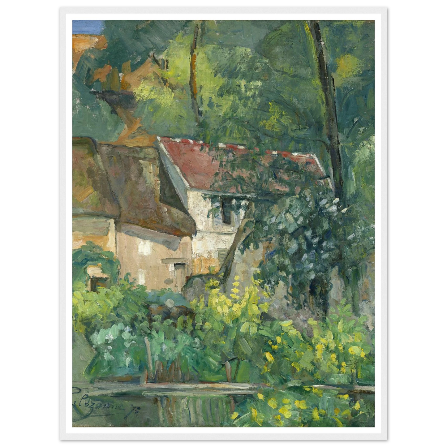 House of Père Lacroix (1873) Art Print | Paul Cezanne-Quipham Collections