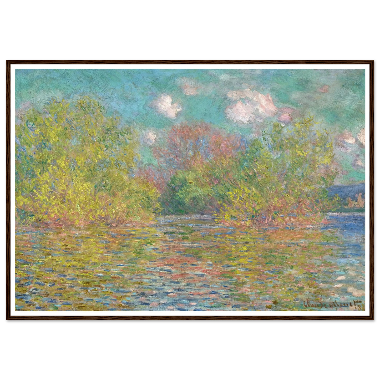 La Seine près de Giverny (1888) Art Print | Claude Monet-Quipham Collections