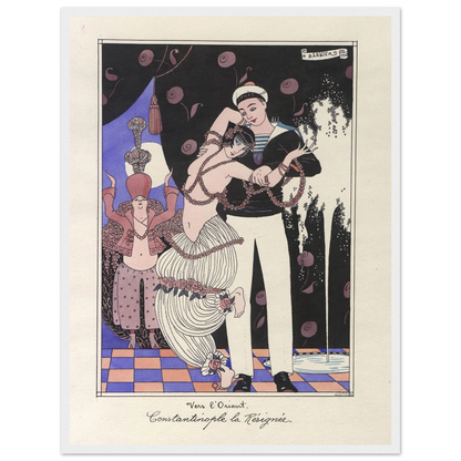 Vers l’Orient. Constantinople la Résignée (1915) Art Print | George Barbier-Quipham Collections