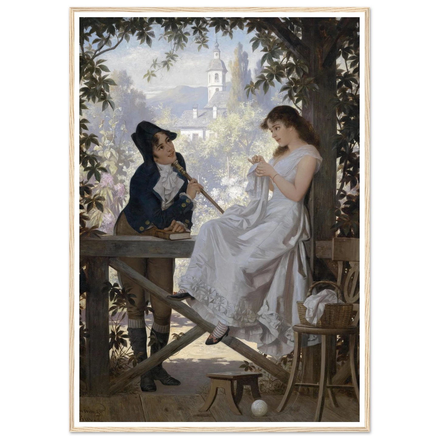 Das Stelldichein Art Print | Carl Schweninger Jr-Quipham Collections