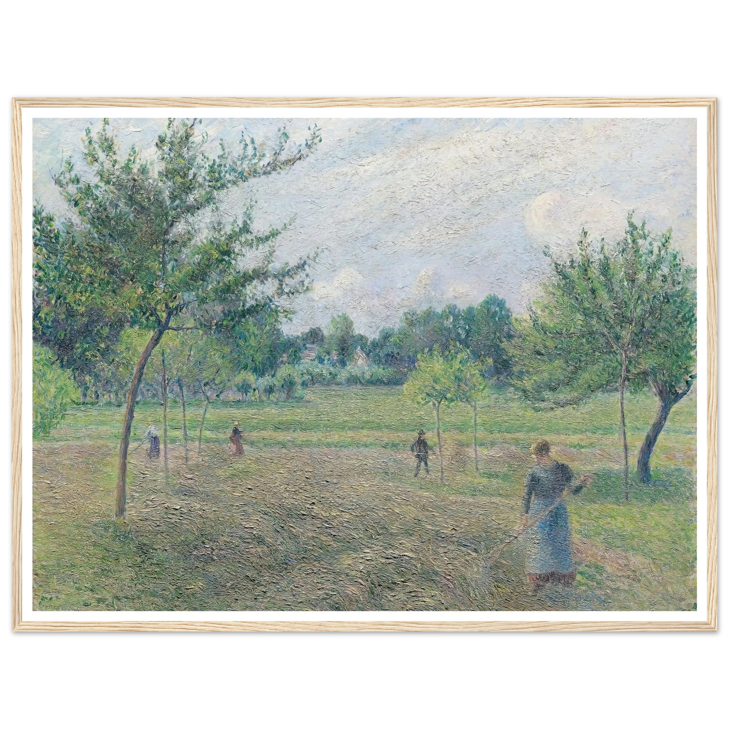 Haymaking at Éragny (1892) Art Print | Camille Pissarro-Quipham Collections