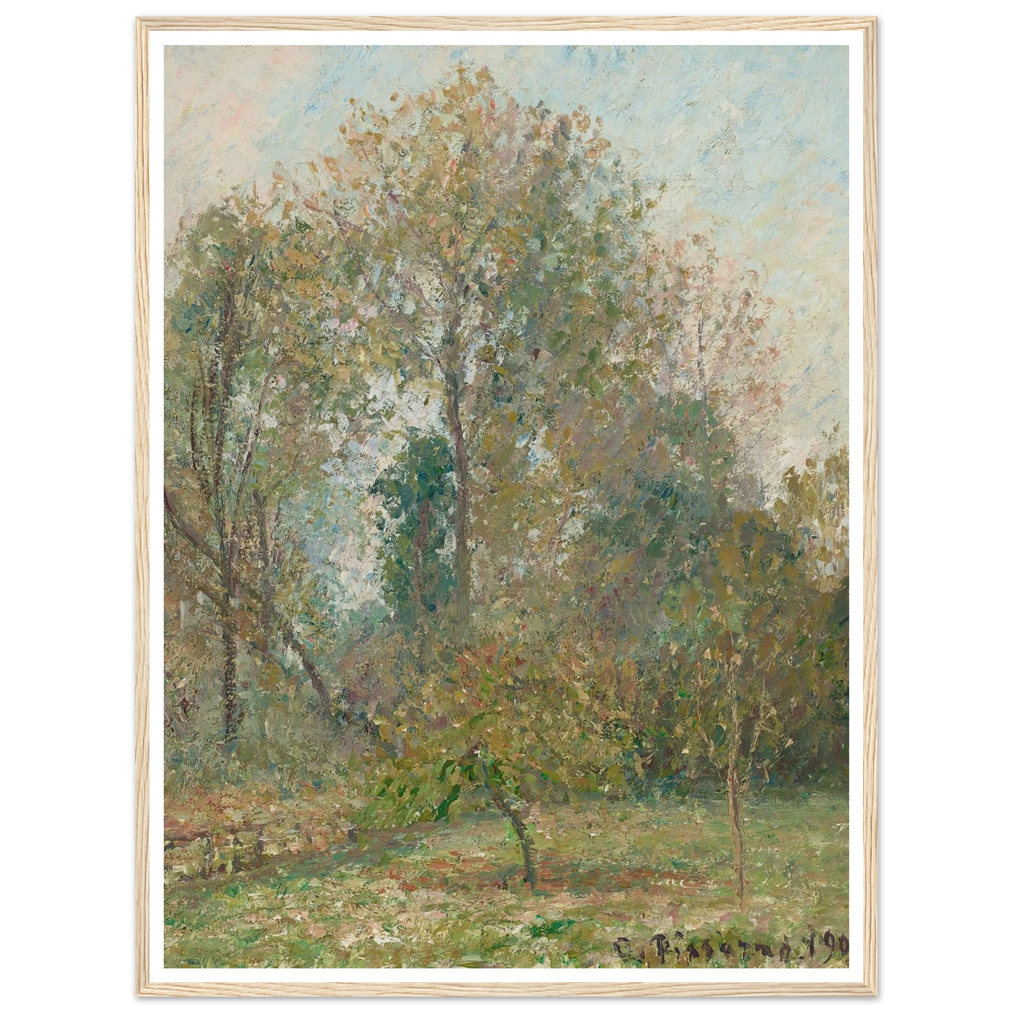 Gelée blanche à Eragny (1902) Art Print | Camille Pissarro-Quipham Collections