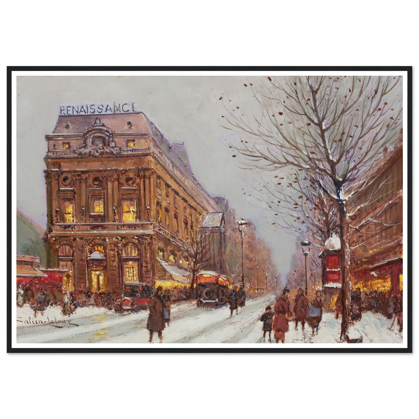 Théâtre de la Renaissance Art Print | Eugene Galien Laloue-Quipham Collections